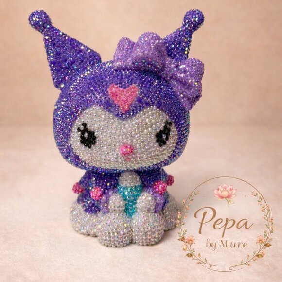 Handmade Crystal Beaded Coin Bank